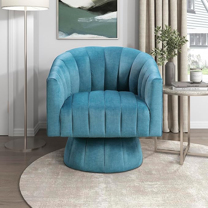 360° Swivel Velvet Accent Chair