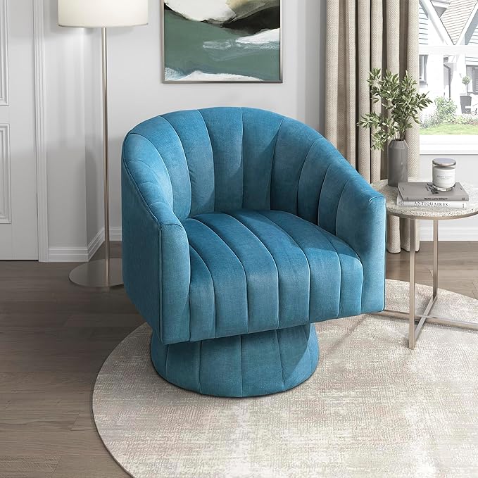 360° Swivel Velvet Accent Chair