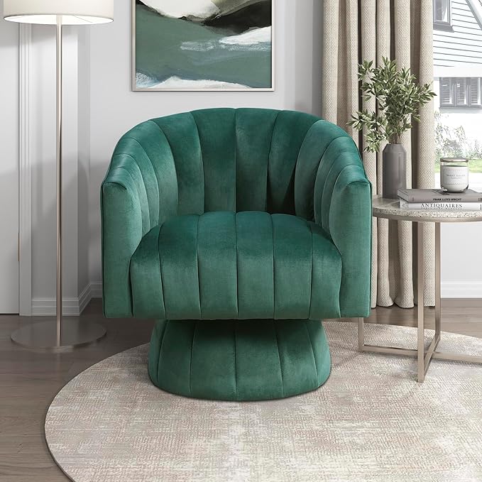 360° Swivel Velvet Accent Chair