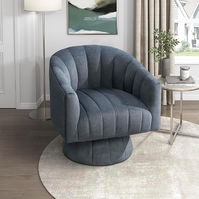 360° Swivel Velvet Accent Chair